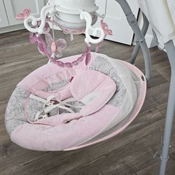 Fisher Price Pink Baby Swing