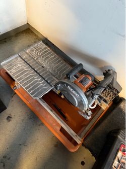 Rigid Tile Saw 7 Inch with Stand