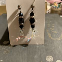Crystal And Rhinestone Earrings