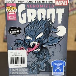 Venomized Groot Pop! and Tee Box Set