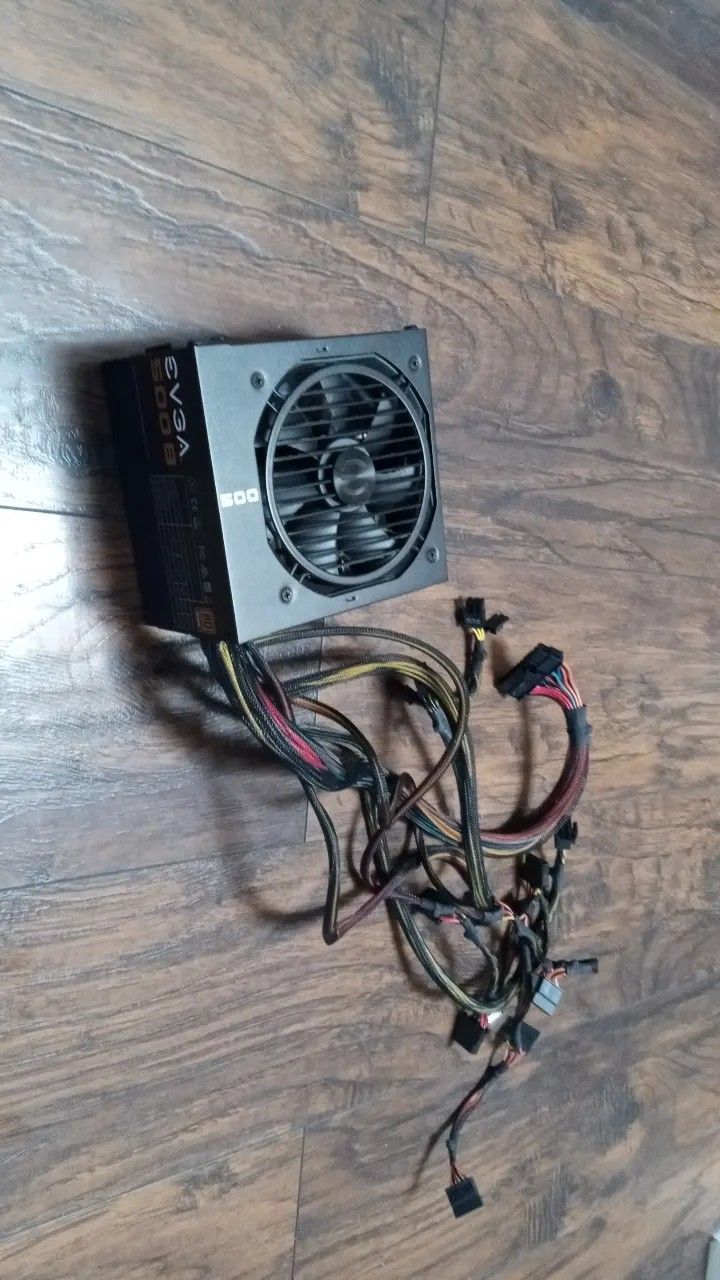 EVGA 500 Watt Power Supply(Non Modular)