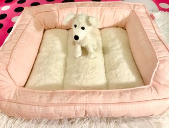 Large Plush Sherpa  Dog Bed