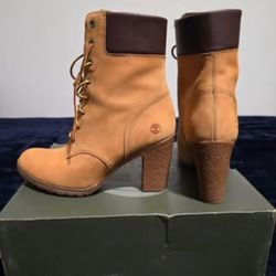 Timberland Heel Boots Size 9/5