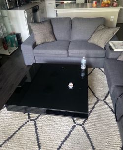 IKEA KIVIK Loveseat Sofa – Hillared Anthracite Charcoal Gray – Excellent Condition