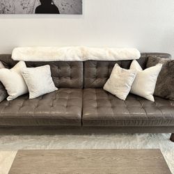 Full Grain Leather Couch