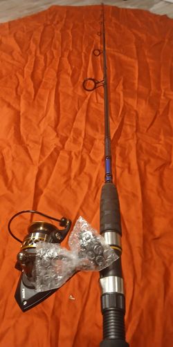 New just in Penn Battle ll 3000 on New Tsunami Barrier ll HYBRID GRAPHITE BLANK 2 piece 7'0 rod