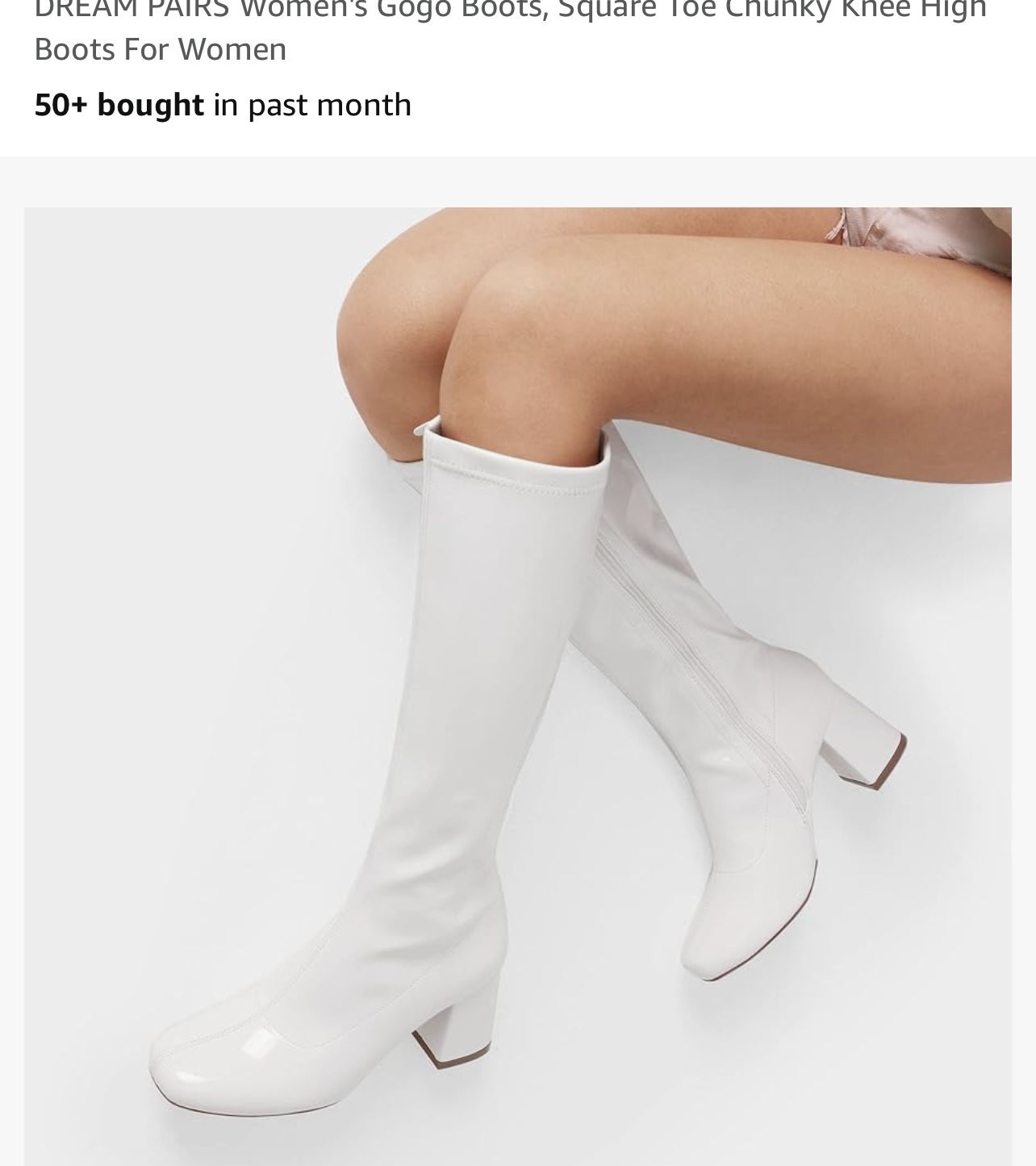 Women’s Knee High Gogo Boots Size 9