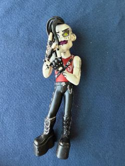 Bleeding Edge Goths Series 1 Dagger De Mort Punk Rock Vinyl Figure 2003 Vintage Loose NECA Goth Horror