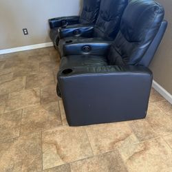 3 Piece Theatre Recliners