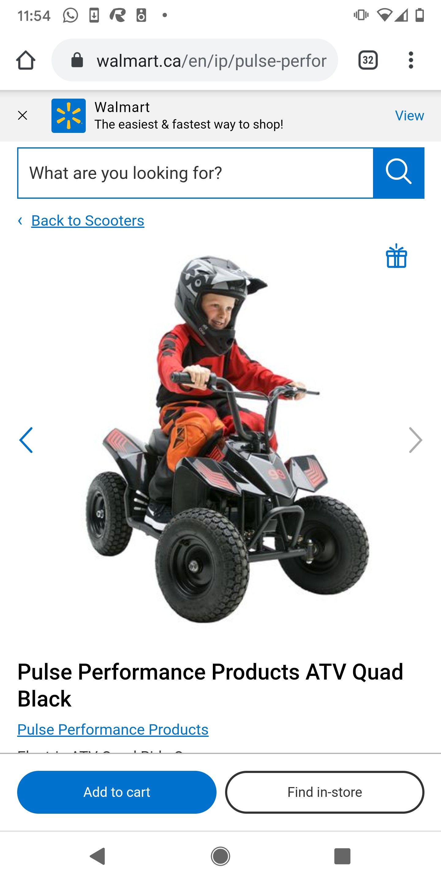 Kids ride on 24V with disc break and 250W chain driven motor for kids aged 8+ - pick up only