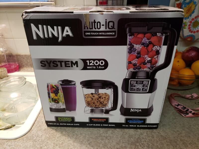 New Ninja Kitchen System with Auto IQ Boost and 7-Speed Blender