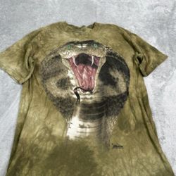Vintage Y2K The Mountain Cobra Short Sleeve T Shirt Men's Size Medium Green