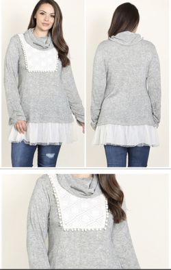 Ryu A’reve Plus Size Cowl Neck Sweater