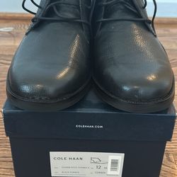 NEW Cole Haan Shoes Boots Black 