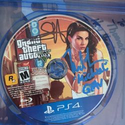 Autographed GTA 5 