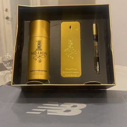 NEW, NEVER USED PACO RABANNE 3 PIECE GIFT SET 
