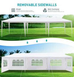 10x30 wedding party tent outdoor canopy teng with 8 side walls white FOR SALE&@&123