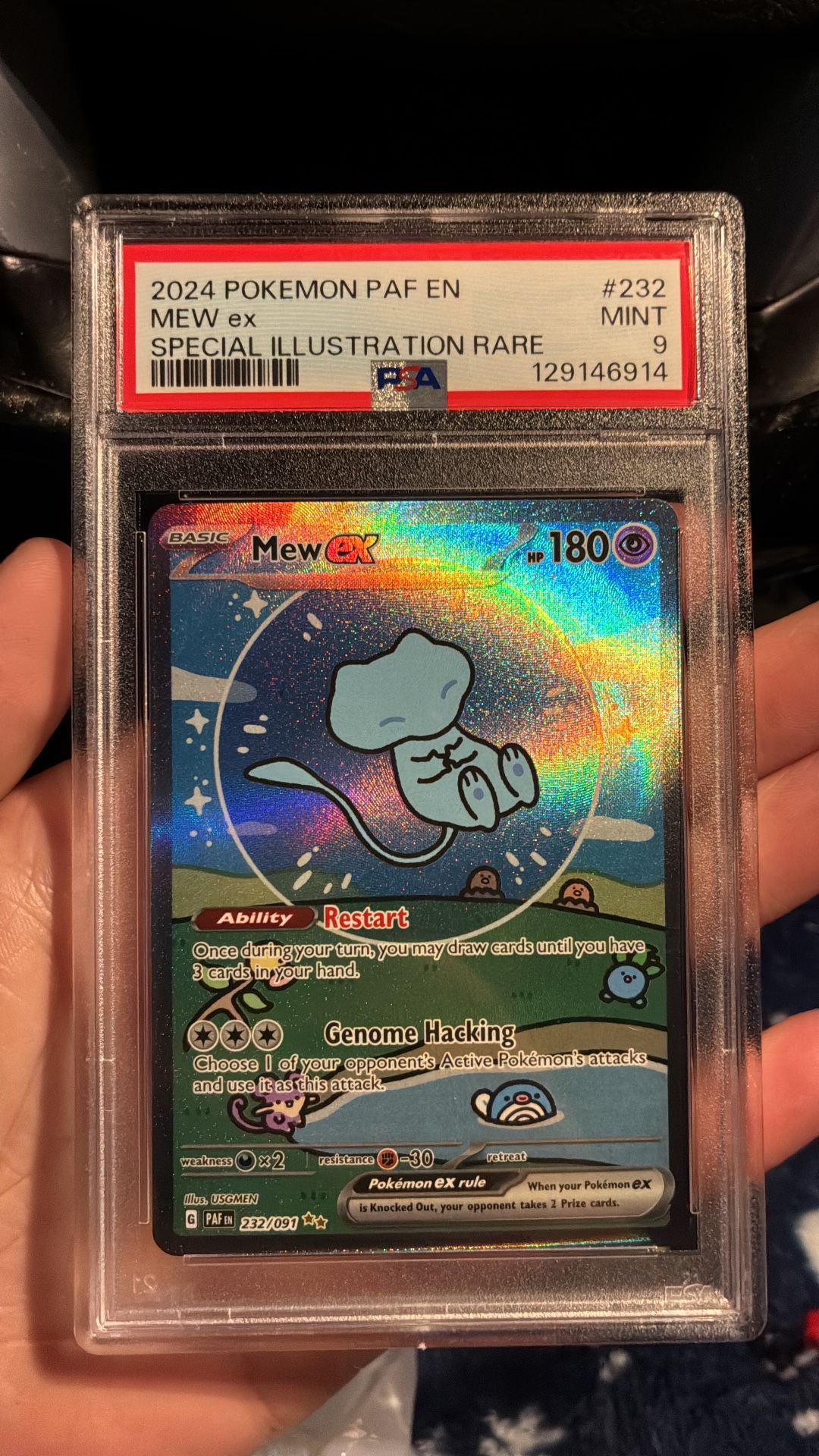 PSA 9 Bubble Mew 
