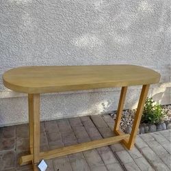 Race Track Console Table Natural - Threshold™ designed with Studio McGee