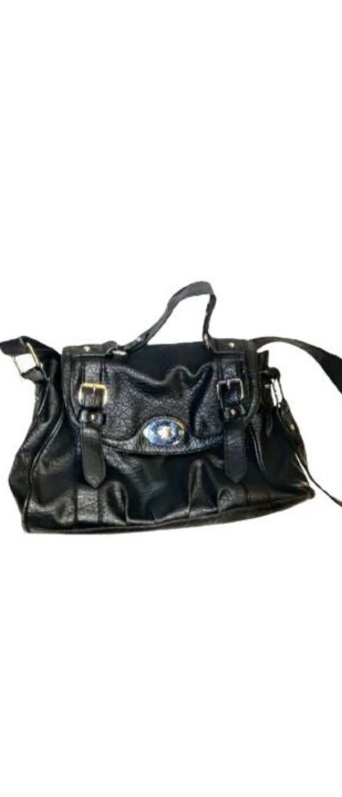 Ladies Black Leather Shoulder Bag