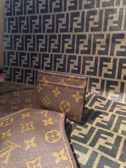 Louis Vuitton card holder custom w/ Alligator