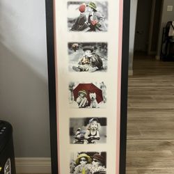 Very Cute Kim Anderson Framed Portrait In Very Good Condition