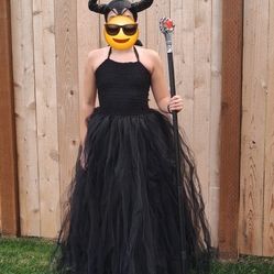 Girl's Maleficent Costume