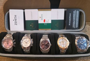 11 Luxury Watch Collection New and Used Rolex Omega Panerai Bvlgari
