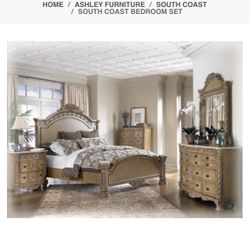 Rare 9-Piece South Coast-Inspired Bedroom Set
