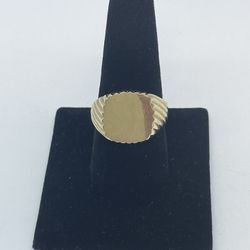 Gold Ring Stamp 10K New