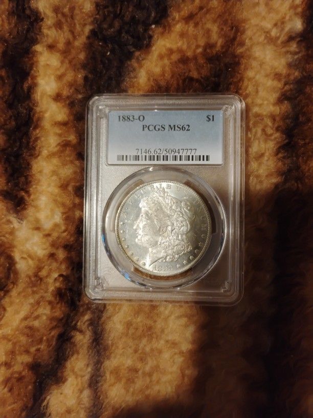 1883 O MORGAN SILVER DOLLAR MS62 PCGS CERTIFIED
