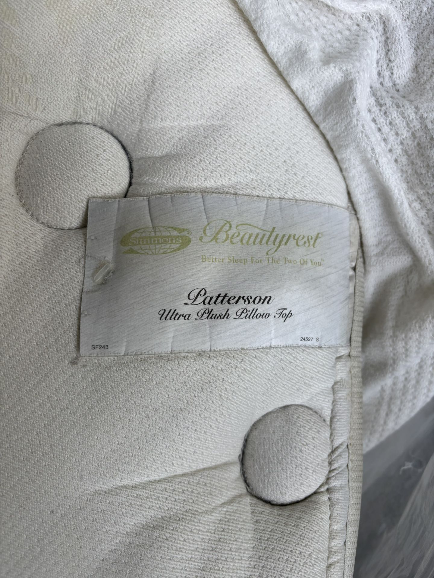 Mattress And Box springs Size Queen