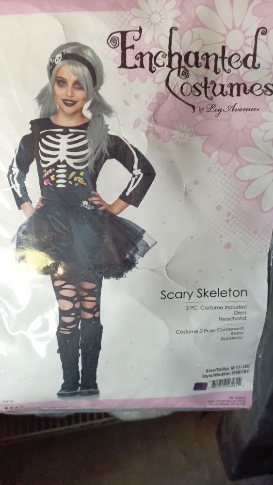 Skeleton Kids Costume 