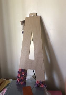 Letter paper flowers