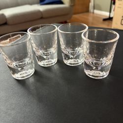 4 Shot Glasses 