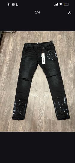authentic purple jeans