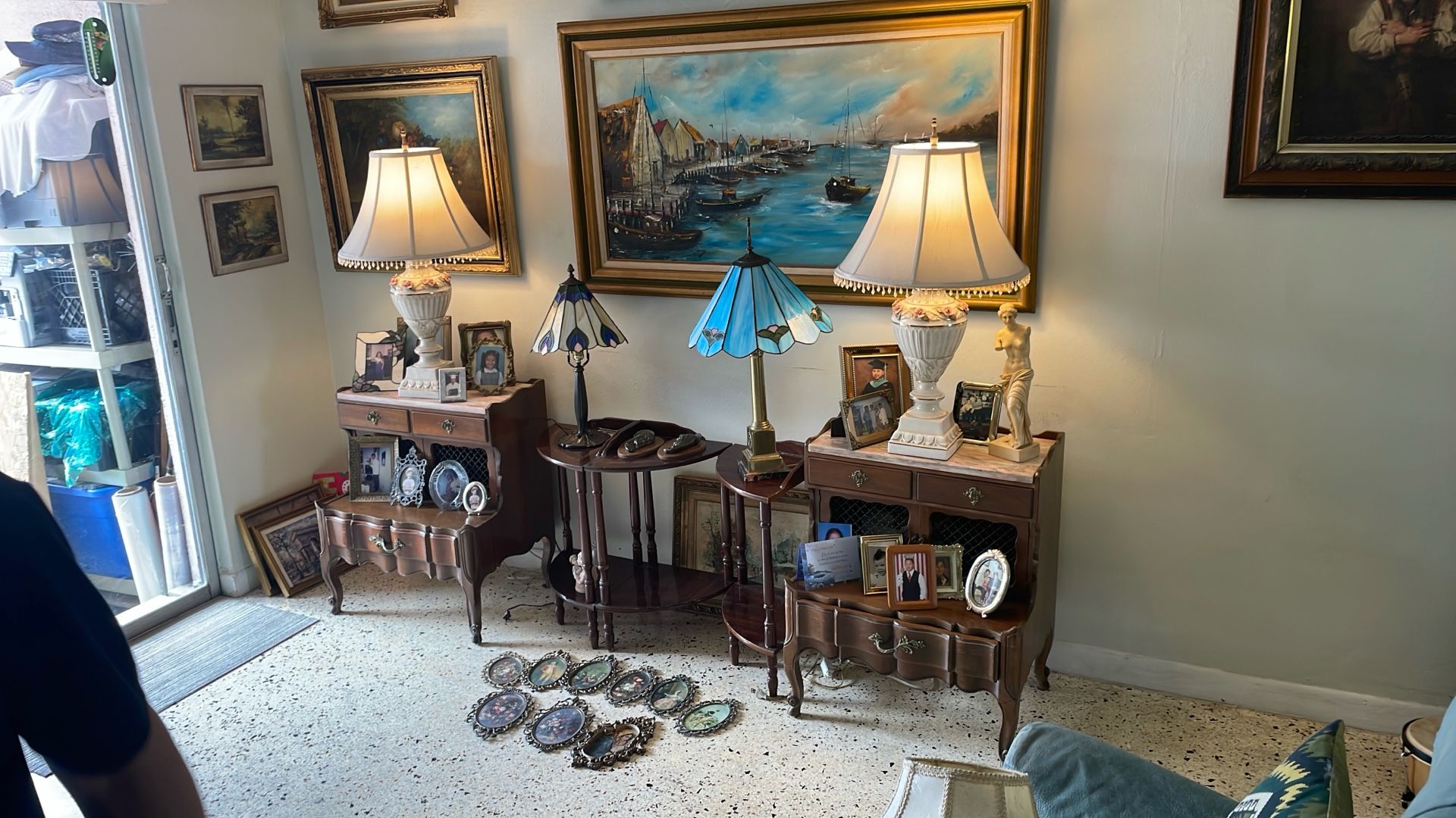 Antique Furniture And Lamps