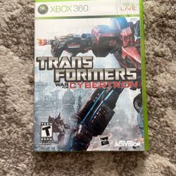 Transformers War For Cybertron For Xbox 360