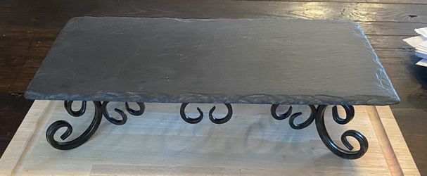 Beautiful Slate Covered With Decorative Stand