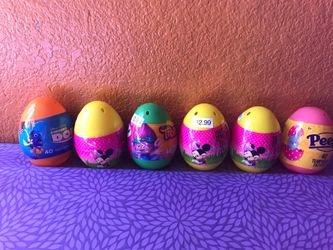 Easter eggs filled with temporary tattoos