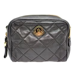 Moncler Black Small Leather Bag