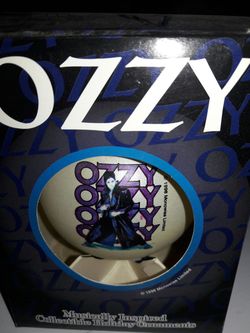 Ozzy collectible holiday ornaments musically inspired @ 1998 by moonrise limited