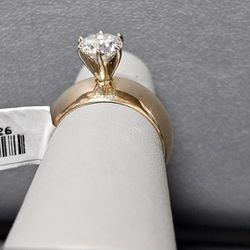 18k Solitaire 1 Ct Was $6,000