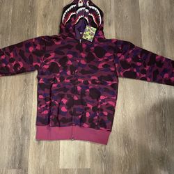 Purple Bape Hoodie 