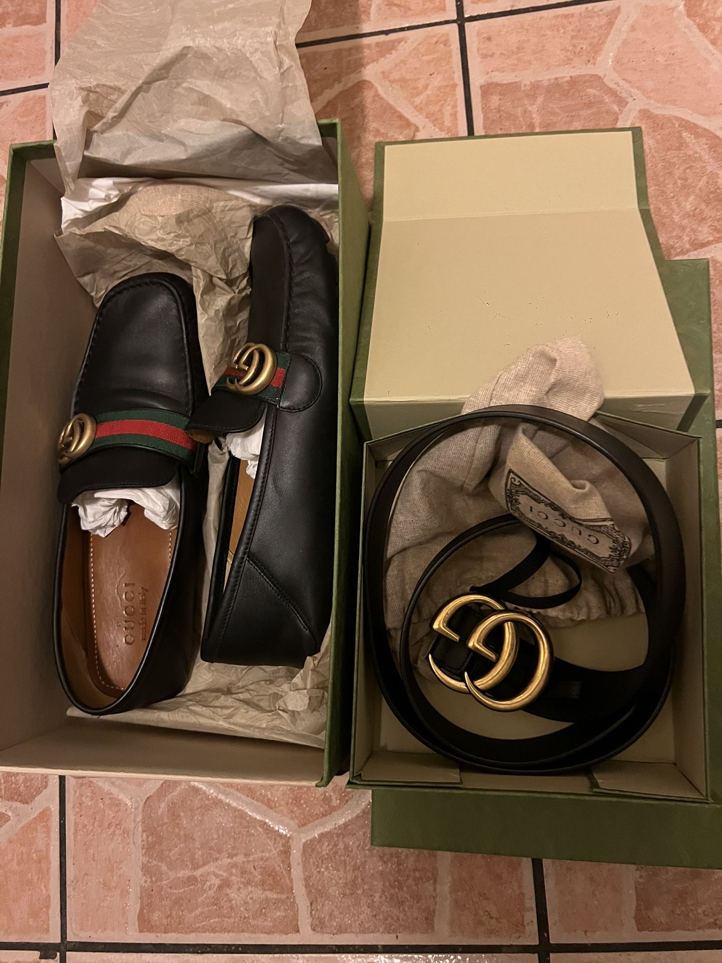 Shoes Y Belt Gucci 750$