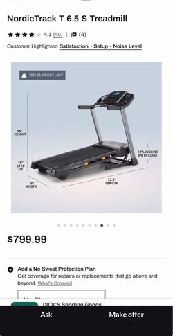 NordicTrack T 6.5 S Treadmill