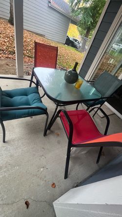 Outdoor Patio Table and Chair Set