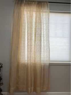 Sheer curtains-  6 panels