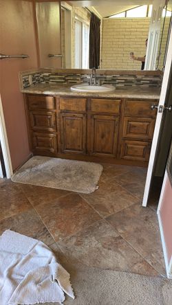 Large Bathroom Vanity With Sink