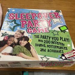 Sleepover Party Game